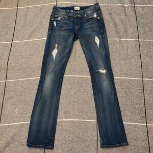 Hudson Ginny Crop Straight Jeans